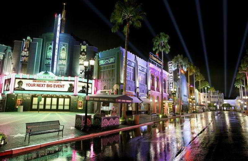 Resorts World Sentosa - Hotel Сингапур Екстериор снимка Hollywood Boulevard at night